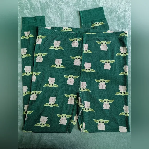 Hanna Andersson Baby Grogu Adult Long John Pajama Pant XXL - Picture 3 of 6